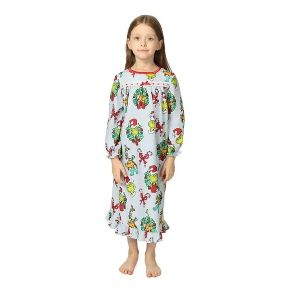NWT Grinch Family Sleep Girls Sleep Dress